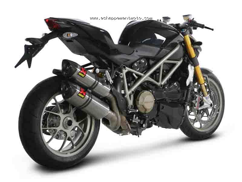 DUCATI STREETFIGHTER AKRAPOVIC ECHAPPEMENT MOTO 2